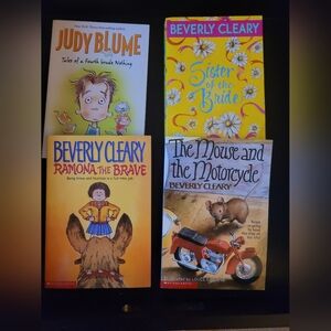 Beverly Cleary Set Of 3 And Judy Blume Books